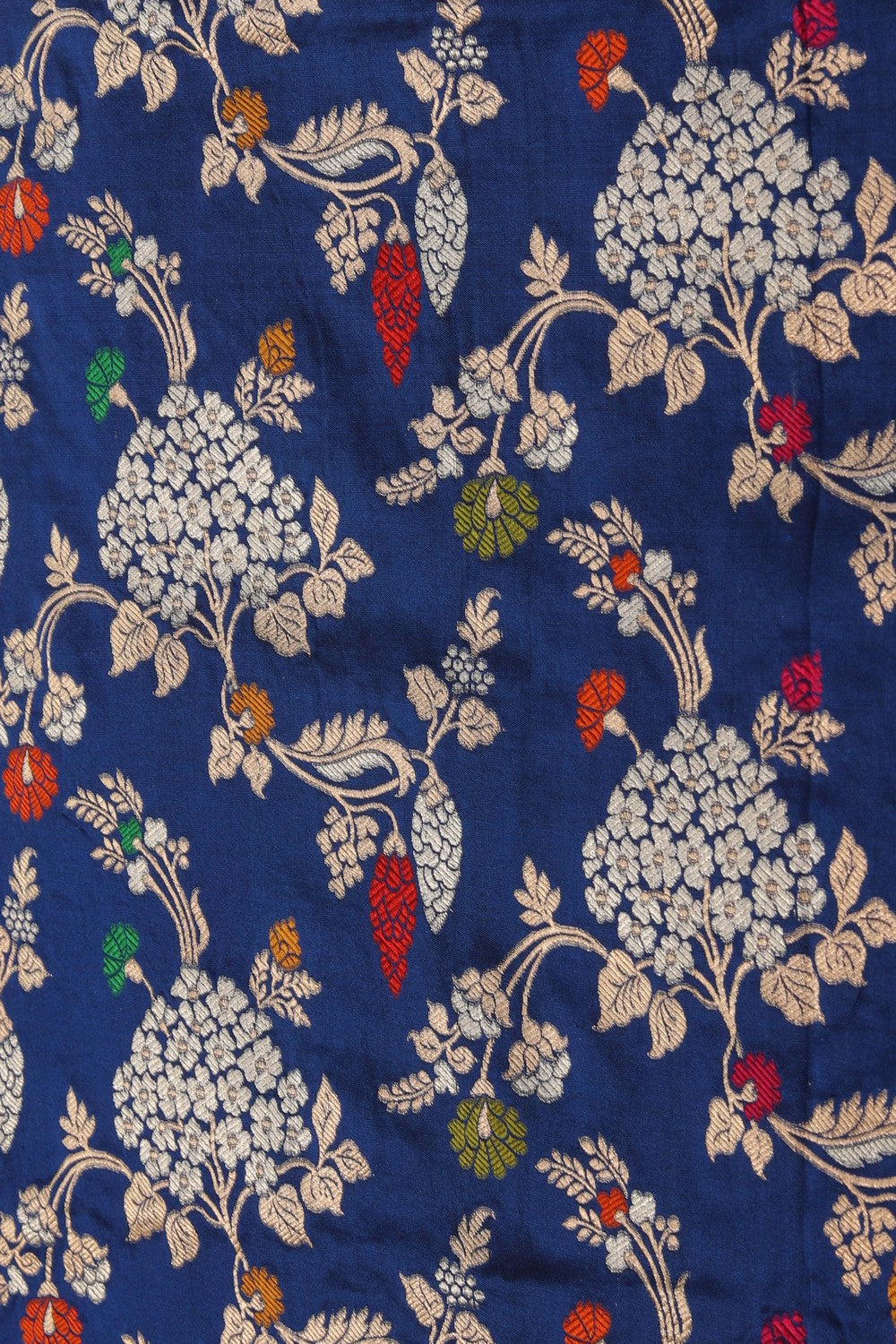 Image of Banarasi Silk Royal Blue Saree
